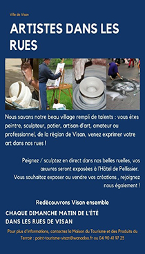 Affiche Artistes Dans les Rues