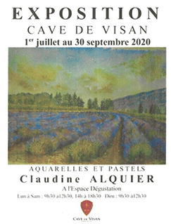Affiche Exposition Cave De Visan