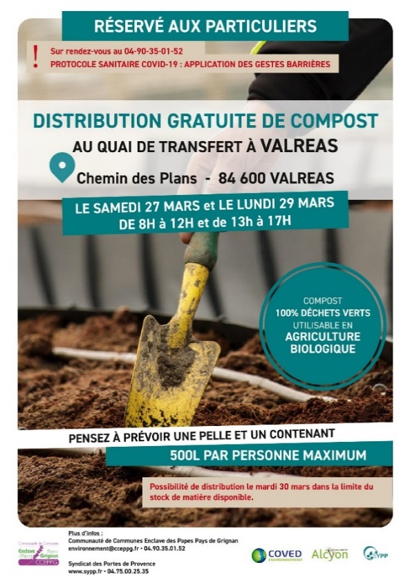 Distribution de Compost