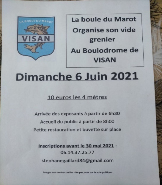 Vide Grenier Boule du Marot
